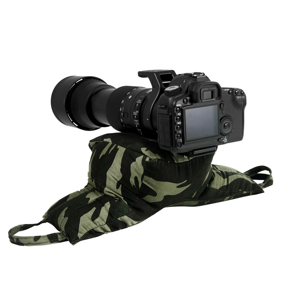 Montagem para Telefoto Meking Camuflagem Estilo Beanbag Macio Travesseiro Lente Animais Selvagens Fotografia Engrenagem - Image 2