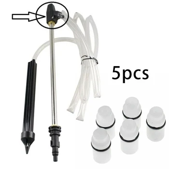 

5 Pieces High Pressure Washer Fitting Sand Water Irrigation Ceramic Nozzles Sand Wet Blasting Watering Kits
