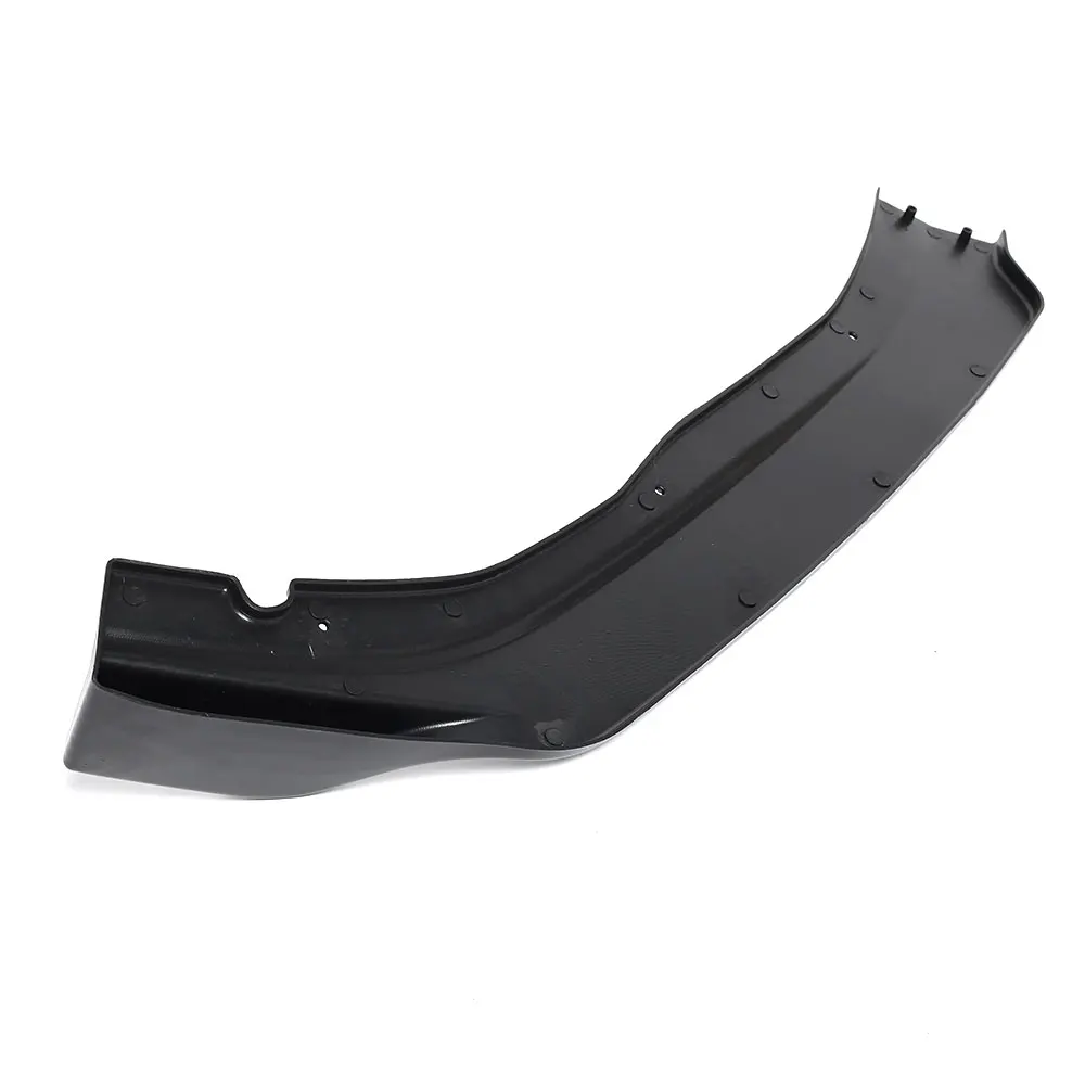 Vehemo 204.5*9*0.2cm Front Bumper Lip Trim Exterior Bumper Lip Cover Eye-Catching Accessories Vehicle Motors for Car Decoration