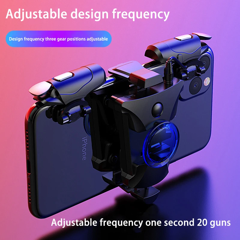 

Mobile Game Fire Button Aim Key Capacitance conduction Smart phone Mobile Game Trigger L1R1 Shooter Controller for PUBG