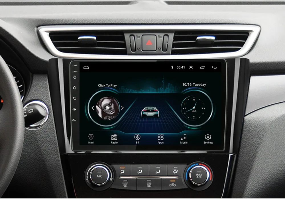 Мультимедийный проигрыватель для NISSAN Qashqai Android 10 1/9/8 4G LTE DVD плеер навигация GPS