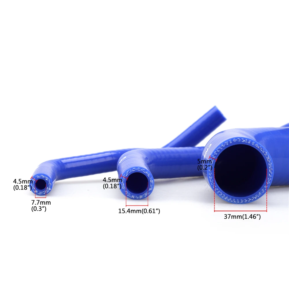 CNSPEED Blue 10 Pcs Silicone Radiator Coolant Hose Silicone hose kit For Subaru Impreza WRX/STi GDB EJ20