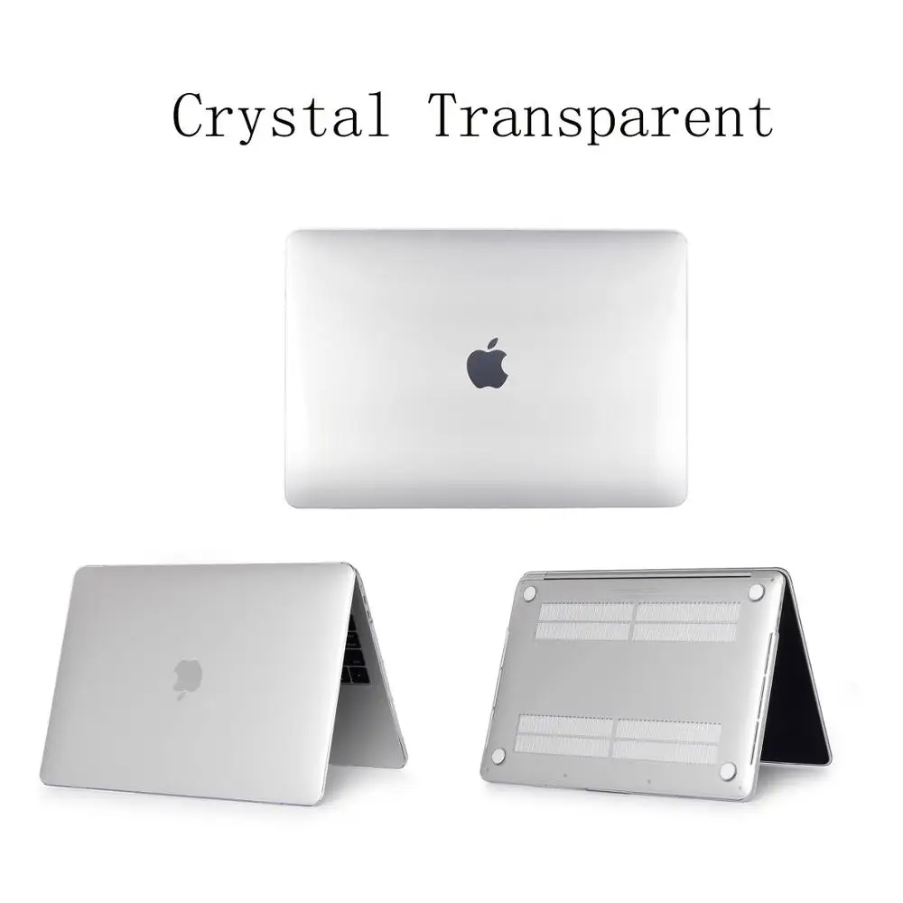 Кристальный \ матовый чехол для APPle MacBook Pro 16, защитный чехол s для Macbook 16 - Цвет: Crystal Transparent