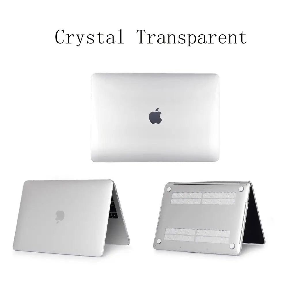 Crystal Transparent Кристальный \ матовый чехол для APPle MacBook Pro 16, защитный чехол s для Macbook 16 - Цвет: Crystal Transparent