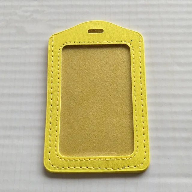 Cute Card Cover Clip New Design Silicone Retractable Student Nurse Badge Reel Clip Cartoon ID Card Badge Holder accessories Yellow