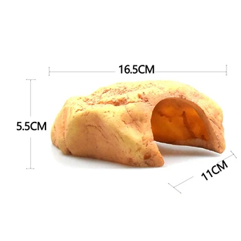 

Reptile Hideout Cave Decoration Fish Tank Aquarium Resin Decoration