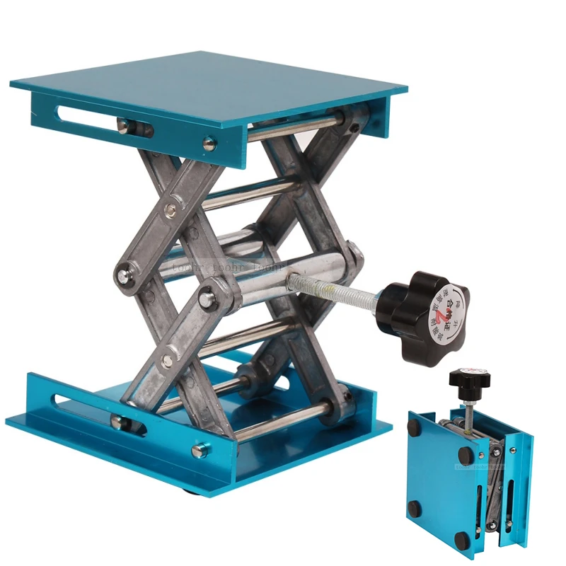 Aluminum Router Lift Table Woodworking Engraving Adjustable Lab Stand Table Lifting Stand Rack
