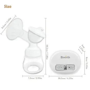 

Electric Double Breast Pump with 2 Milk Bottle Milk Extractor Breast Massager XXFE