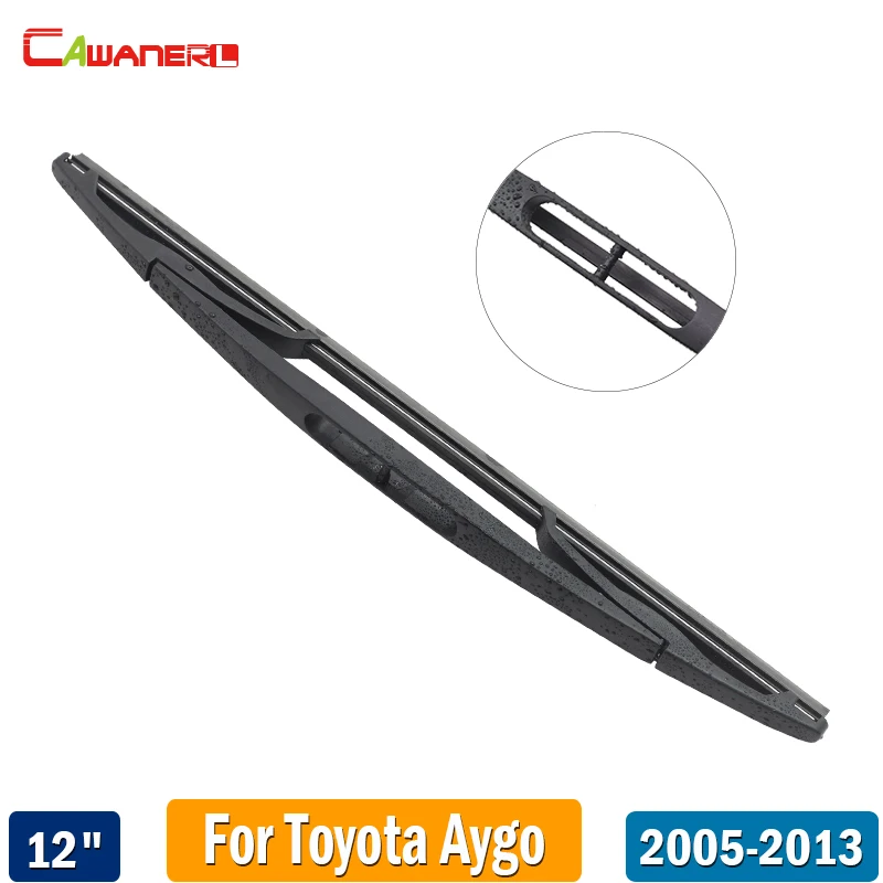 Cawanerl Vehicle Soft Rubber Back Window Wiper Blade For Toyota Aygo