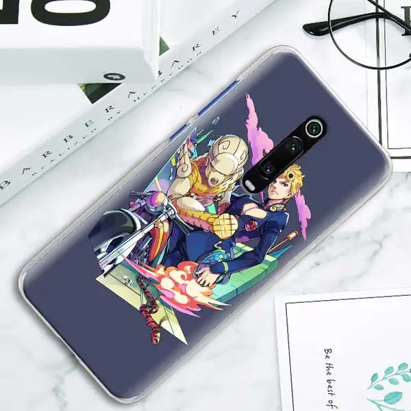 H12 JOJO 39 s Необычные Приключения японского аниме чехол для Xiaomi A1 A2 Lite A3 CC9 CC9E 9 Pro 8 Lite 5X 6X Play Poco F1 жесткий Pho - Цвет: H12