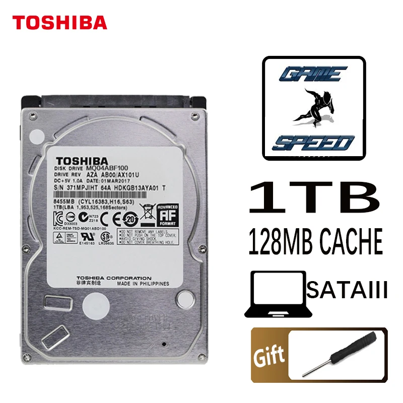 TOSHIBA внутренний жесткий диск для ноутбука 1000 гб ТБ 2 5 дюйма 5400 об./мин.| |