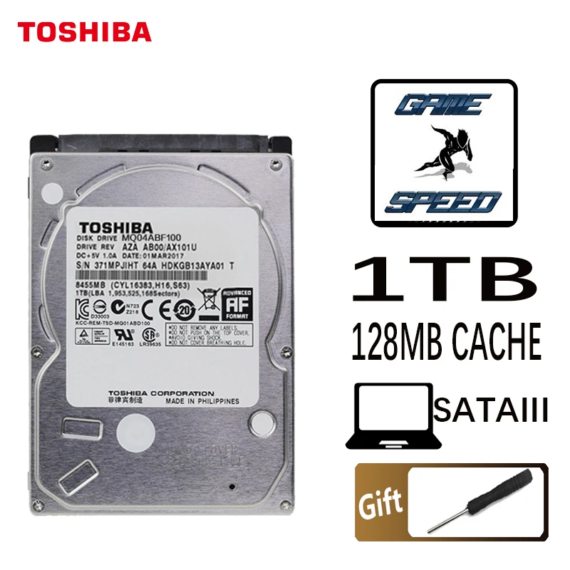 Toshiba Laptop Hard Drive Disk 1000g 1tb Internal Hdd Hd 2.5