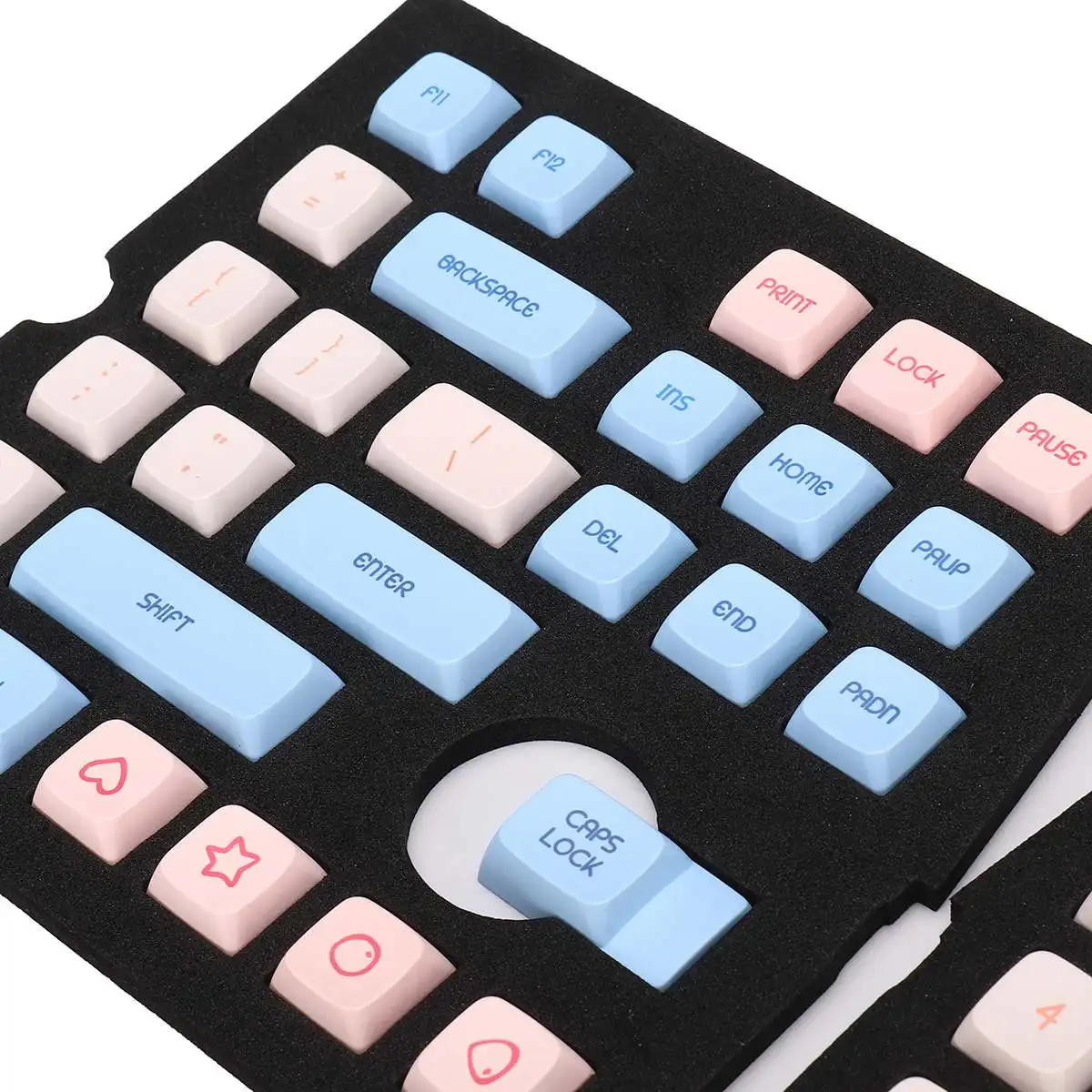 Детская тема 104-key Keycaps PBT Материал термосублимационный процесс Keycap для Minila67 GH60/64/68 660m 980m