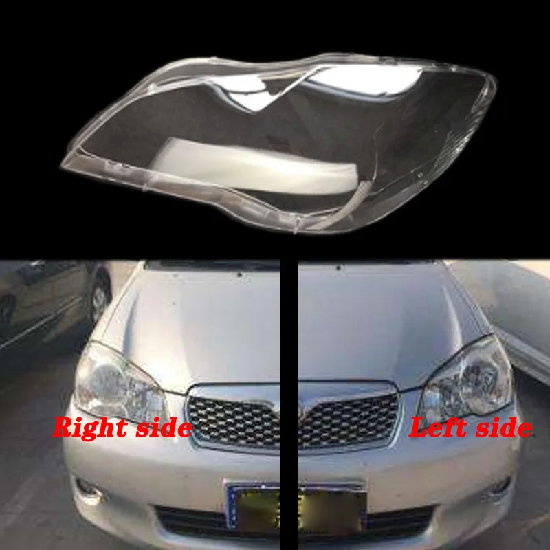 Для toyota corolla 2010-2012 передние фары стеклянный абажур крышка лампы прозрачная маска Защитная крышка