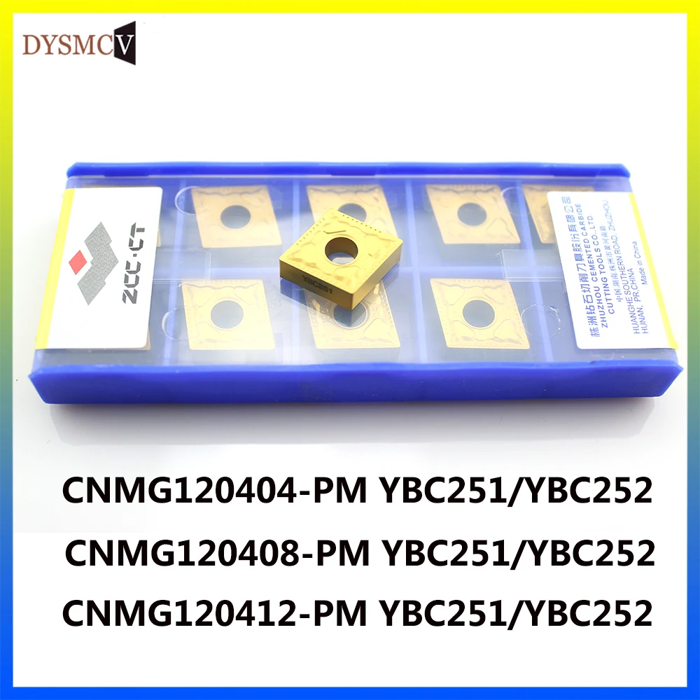 

ZCC.CT100% CNMG120404/408-PM YBC252/YBC251 CNMG120412-PM YBC251/YBC252 carbide turning inserts for carbide turning tools