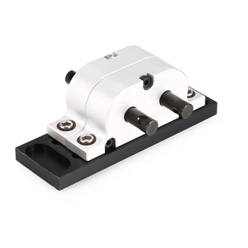 

Silver Middle Transfer Case Bridge Device Transmission Box for 1/14 Tamiya Truck Axial SCX10 Crawler Car Model Spare Part