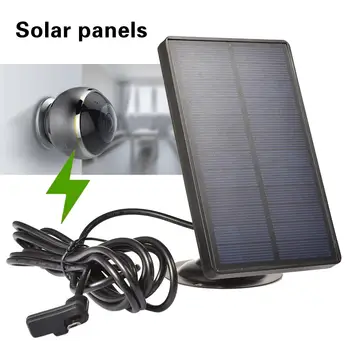 

Solar Panel With Micro USB Powered IP67 Waterproof Outdoor Security Camera Light Adjustable Mounting Brackets 10FT/3M Cable
