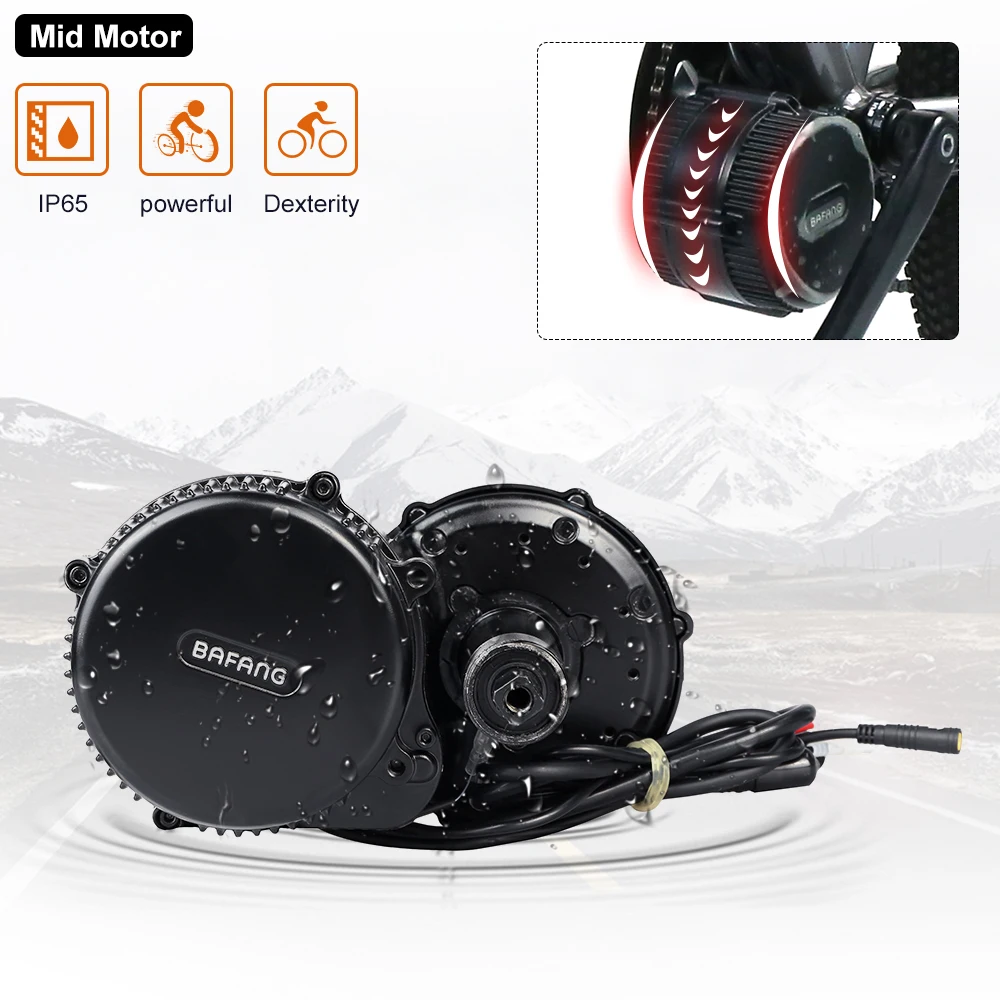 Мотор приводной Bafang Ebike BBSHD 1000W 68MM 100MM 120MM BBS02B 750W 500W BBS01 350W 250W 36V 48V|Двигатель для