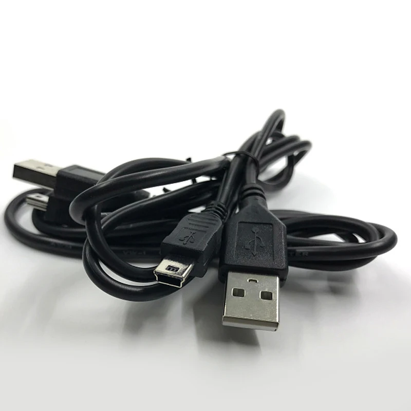 Черный Мини USB 5PIN штекер к type C кабель адаптера данных шнур данных провода 2 метра для MP3/MP4 высокого качества материал