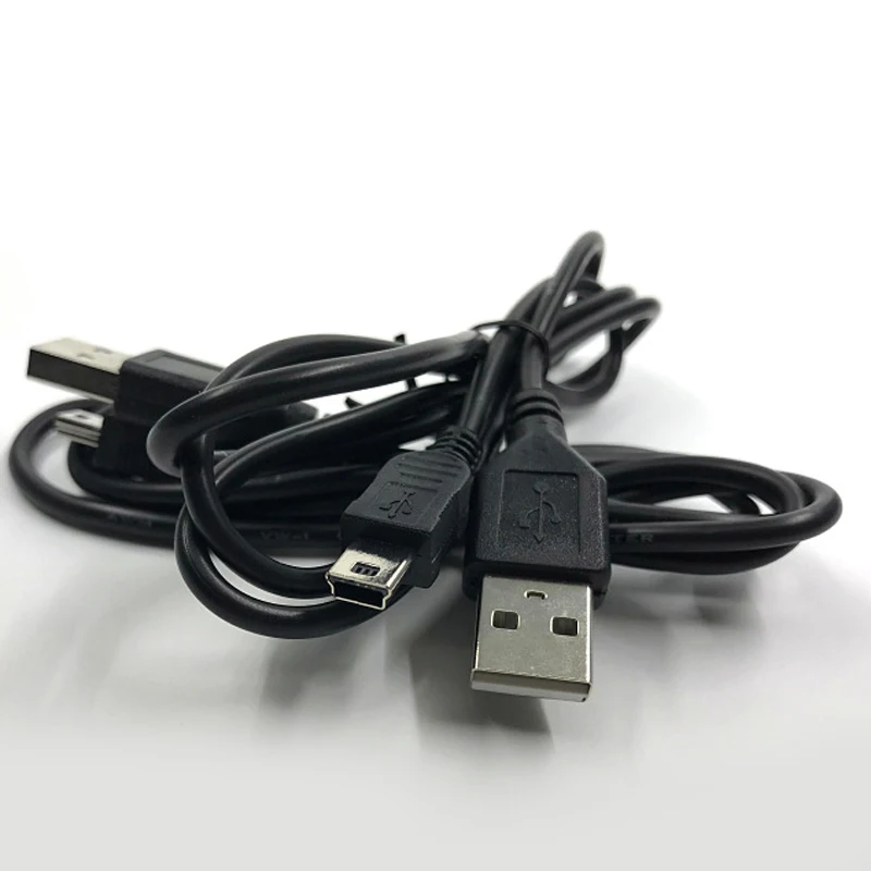 

Black Mini USB 5PIN Plug To Type C Data Adapter Cable Data Cord Wire 2 Meters For MP3/MP4 High Quality Material