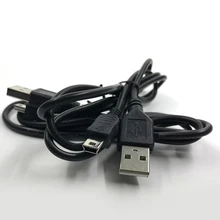 Black Mini USB 5PIN Plug To Type C Data Adapter Cable Data Cord Wire 2 Meters For MP3/MP4 High Quality Material