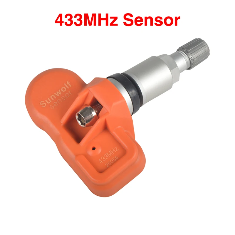 SUNWOLF programable Sensor TPMS 433MHz sistema de supervisión de presión de neumáticos Sensor Universal de alta calidad para MaxiTPMS