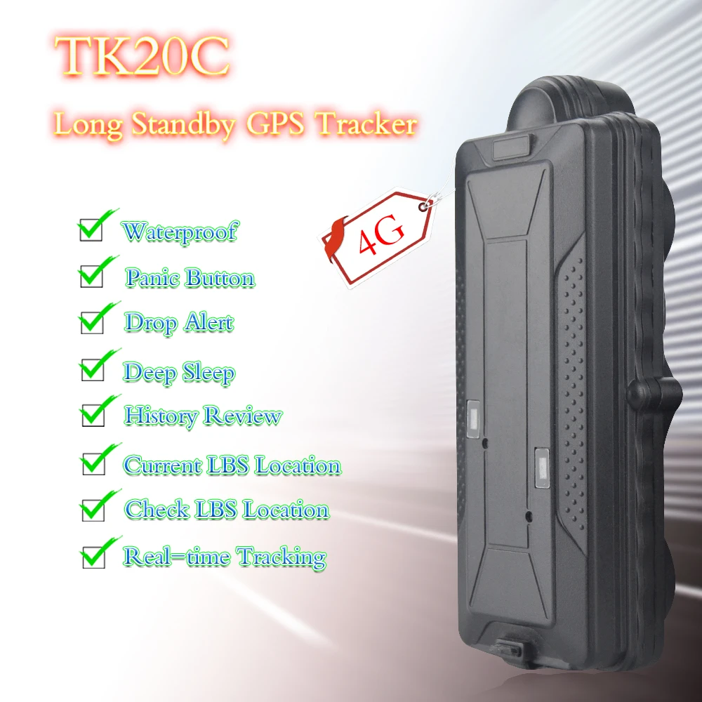 4G магнитный автомобильный gps трекер LTE TK20C WiFi gps GPRS GSM водонепроницаемый аккумулятор 20000 мАч устройство gps трекер гео забор анти-потеря