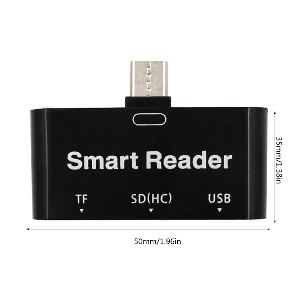 Type C и Micro USB и USB 3 в 1 OTG кард-ридер высокоскоростной USB2.0 Универсальный OTG TF/SD для Android компьютера удлинители