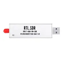 Genuine 0.1MHz-1.7GHz TCXO RTL SDR Receiver R820t2 USB RTL-SDR Dongle with 0.5ppm TCXO SMA MJZSEE A300U Tester - Silver software radio rtl2832u r820t2 rtl sdr ads b dvb t dab sdr receiver