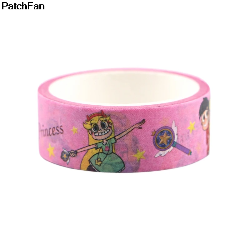 Patchfan Star vs the Forces of Evil Сделай Сам Скрапбукинг липкий клей Васи бумага маскирующая лента печатные узоры наклейки A2601