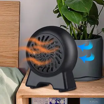 

Portable Mini Home Office Desktop Air Heating Electric Heater Fan Winter Warmer