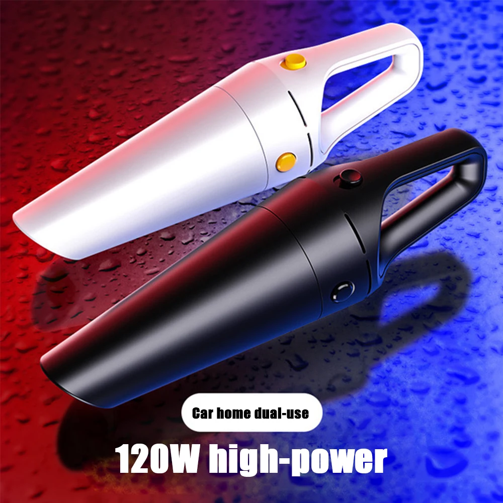 

120W Portable Handheld Vacuum Cleaner Dry and Wet Home / Car Vacuums Cleaner Hand-held Strong Suction Interior Cleaner LCX01