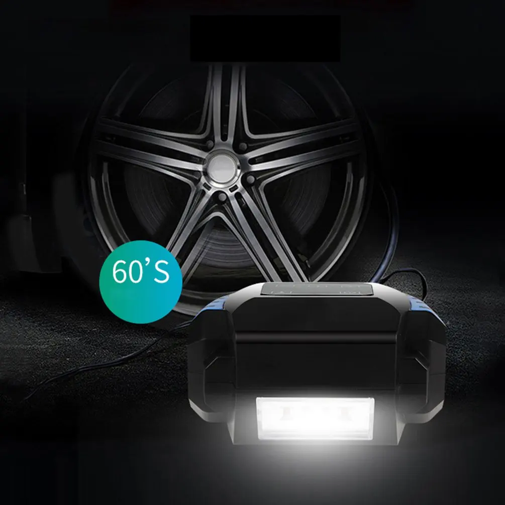 Touch Screen Tyre Inflator Digital Air Compressor Tyre Pump With Led Display