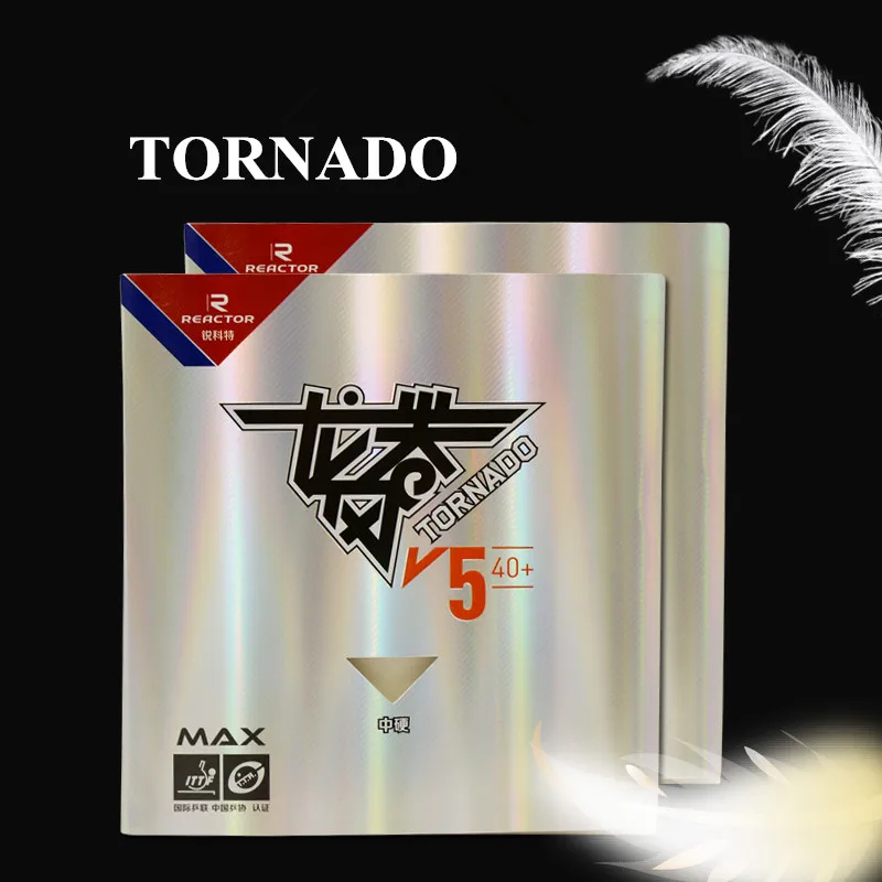 Оригинальный Pips In новый реактор tornado V5 40 + резина для настольного тенниса с губкой