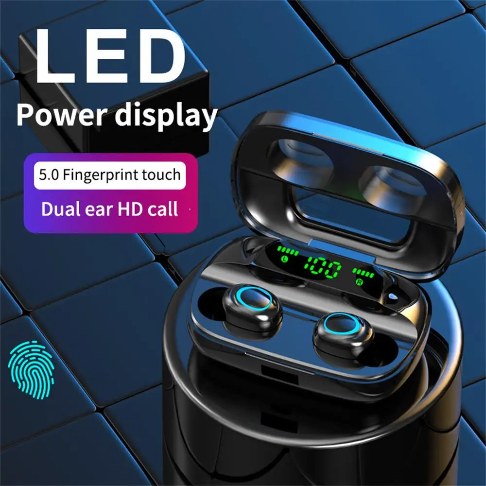 

TWS S11 3500mAh LED Wireless Earphone Bluetooth 5.0 Earbuds Running Earphone Sports Mini HIFI for iPhone Huawei Xiaomi