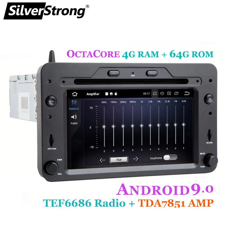 Best SilverStrong Android9.0 Car DVD for Alfa Romeo 159 Spider Brera 159 Car Radio GPS For Romeo with 4G+32G option 2