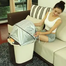 Автоматическая Массажная ванночка для ног, Электрический нагрев, пенящаяся Ванна