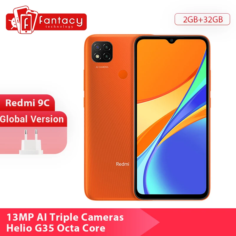 В наличии глобальная версия Xiaomi Redmi 9C 9 C мобильный телефон 2 Гб оперативной памяти