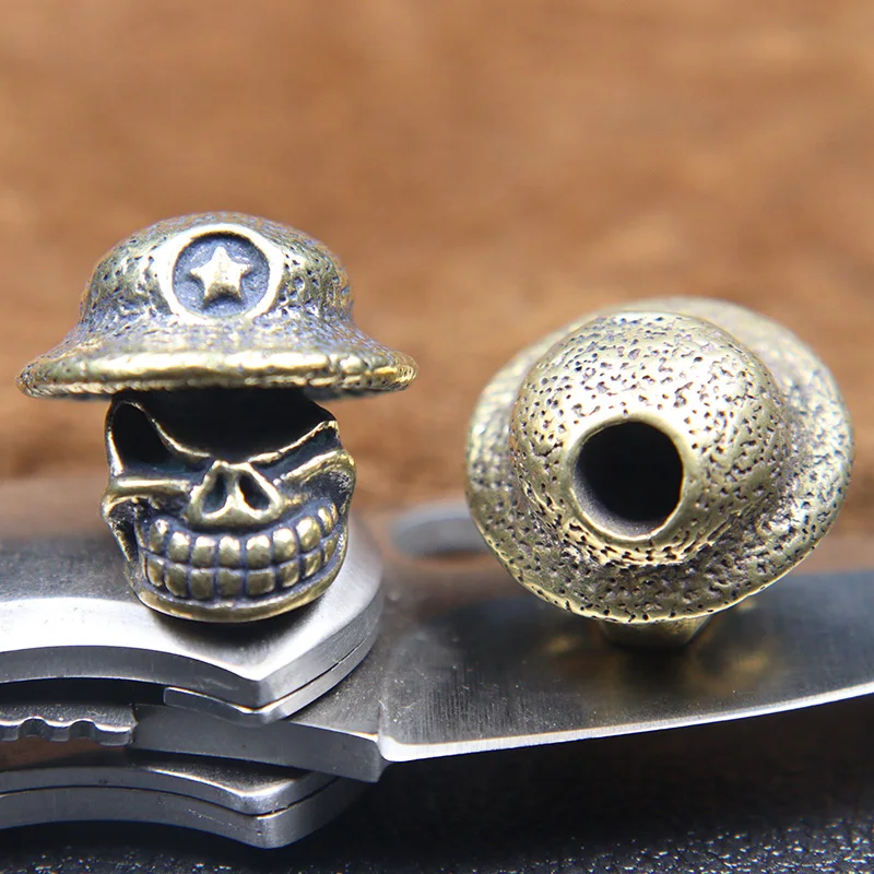 XPEX Skull Knife Lanyard Paracord Beads, Edc