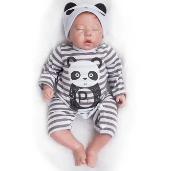 

OtardDolls Simulation Soft Plastic Silicone Plastic Realistic Doll Toy for Kids Gift Birthday 20 Inch Simulation Doll