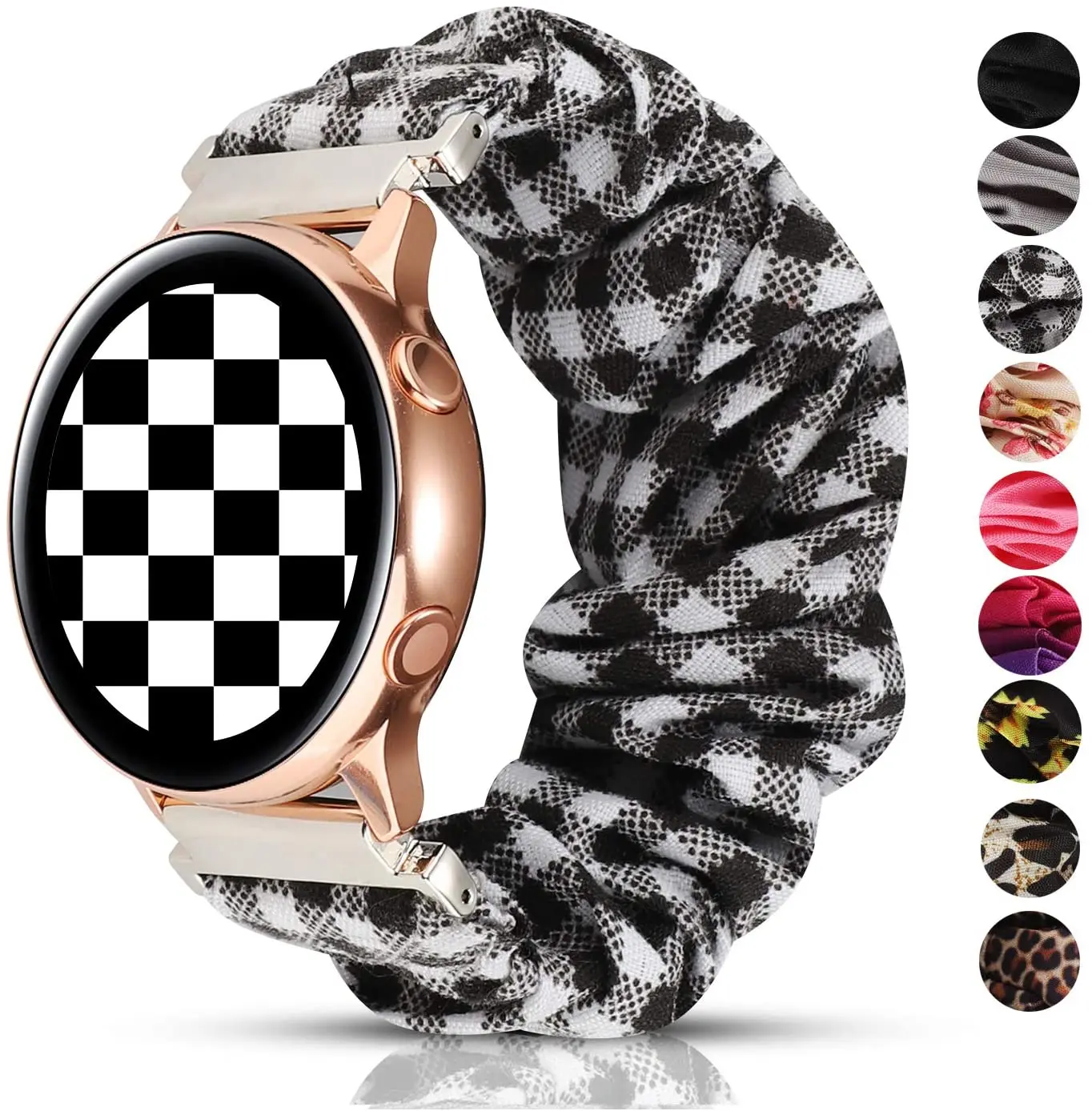 Ремешок эластичный для Samsung Galaxy Watch active 2 46 мм 42 браслет huawei GT gear s3 frontier Amazfit Bip Band 22