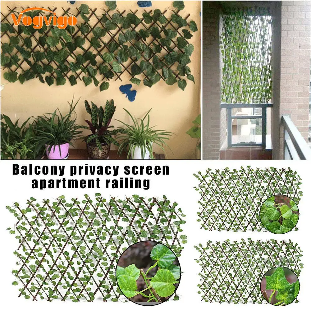 Искусственный забор телескопический балкон экран конфиденциальности садовый