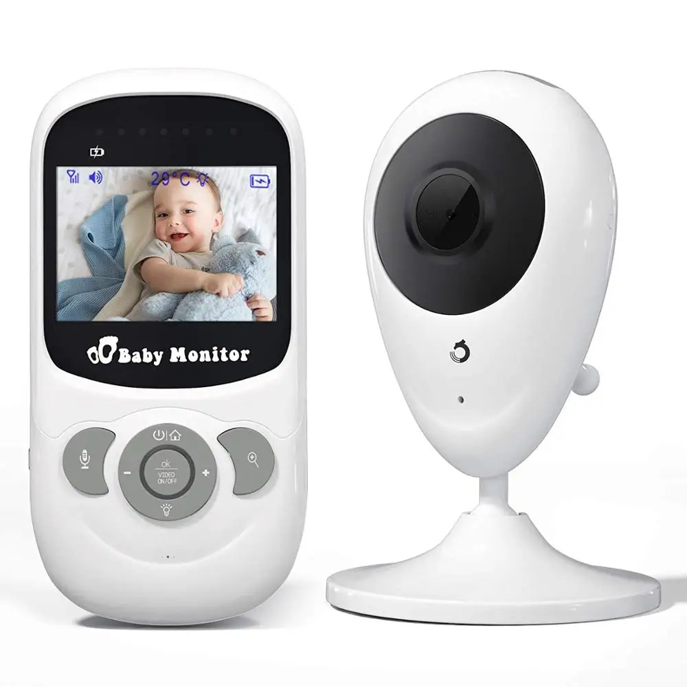 

babykam niania elektroniczna baby monitors 2.4 inch LCD IR Night Light Vision Lullabies Temperature Sensor Baby Intercom Zoom