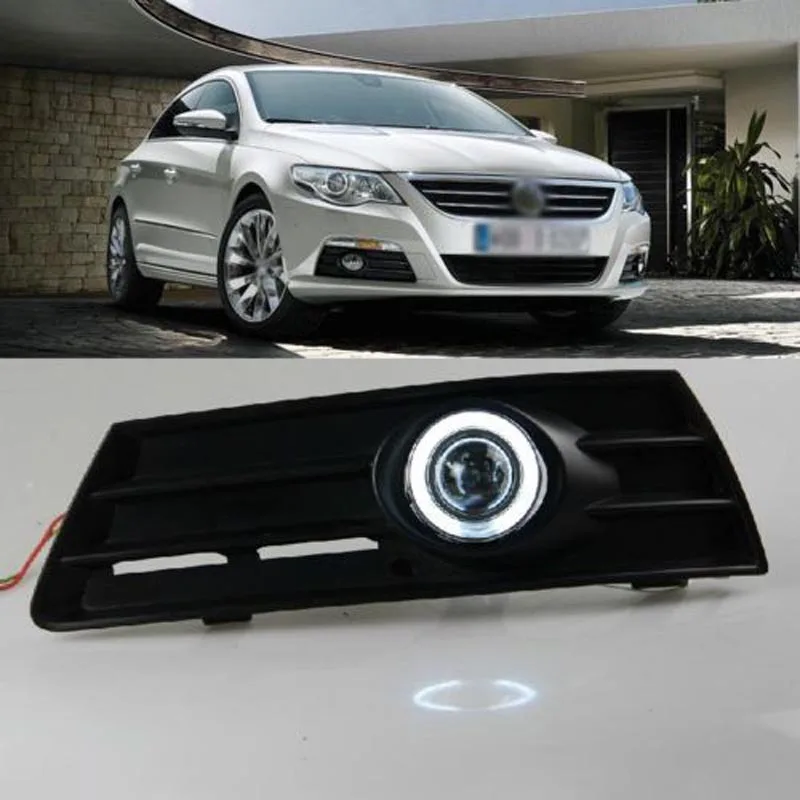 

Super COB Angel Eye Fog Light Cover Projector Lens for Volkswagen CC 2010-2012