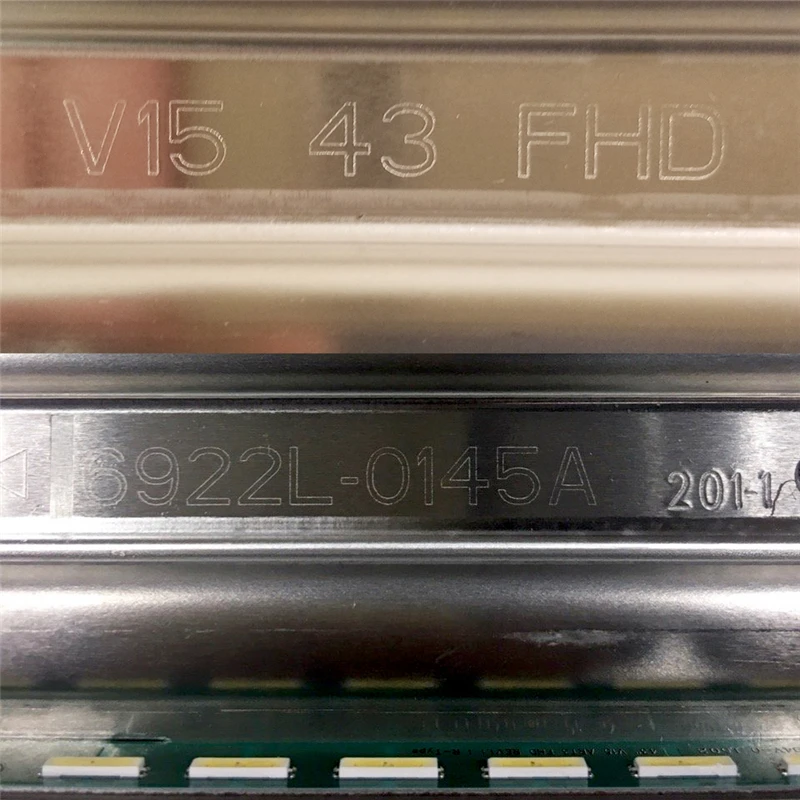 Светодиодный моноблок для LG 43LF634V 43LF6350 светодиодный Комплект Матриц полосы