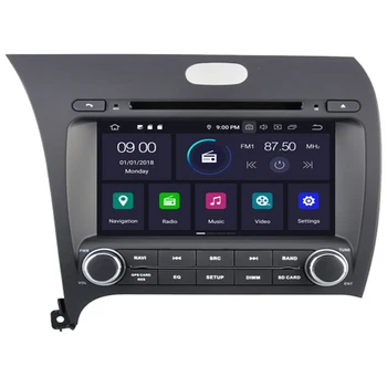 

2din Android 9.0 4+64G Car DVD Player For Kia CERATO K3 FORTE 2013+ Left Driving with 4G modem Radio GPS WIFI