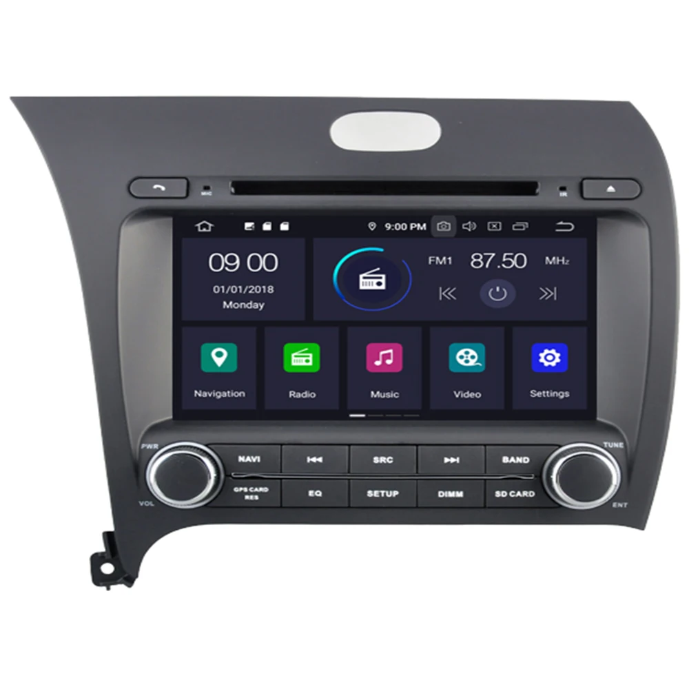 Автомобильный DVD-плеер 2DIN Android 10 4 + 64 ГБ для Kia CERATO K3 FORTE 2013 левое вождение с 4G