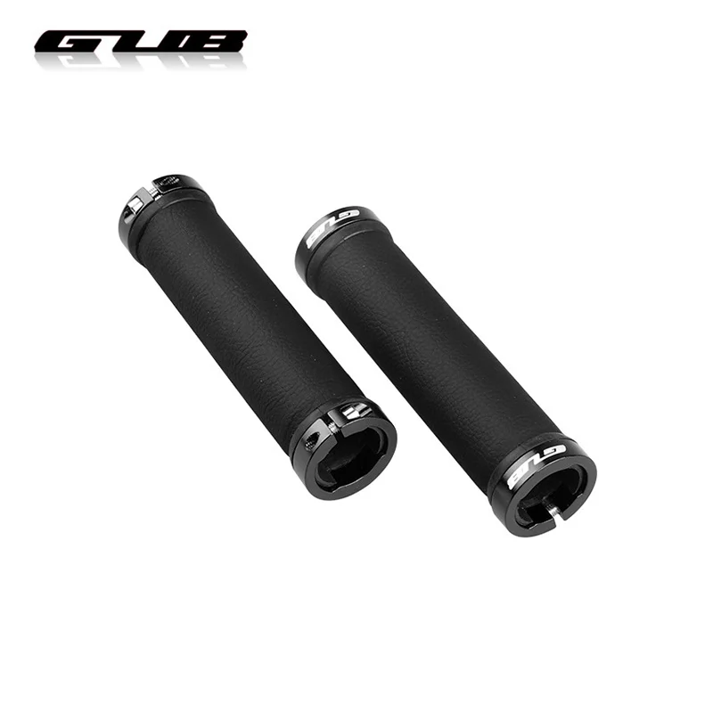 Black-Style3-Leather GUB Упоры для рук на руль велосипеда противоскользящая резина/губка/кожа MTB дорожный велосипед Руль Ручки амортизация Велоспорт Руль крышка - Цвет: Black-Style3-Leather