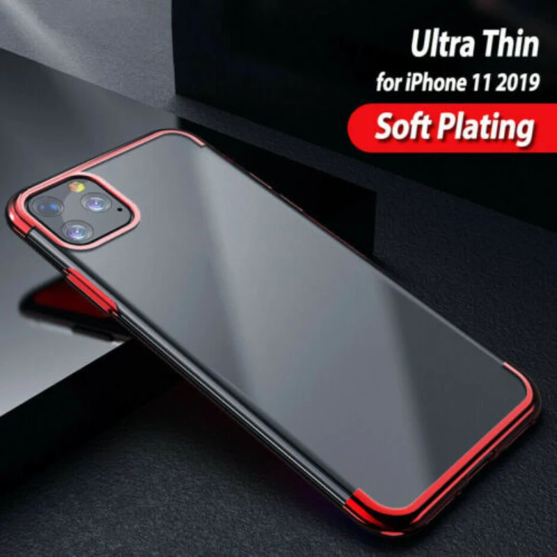 

Luxury Plating Phone Case For iPhone 11 Pro Max Case Hard PC Back Cover For iPhone X Pro Max Protective Case Coque Fundas Cases