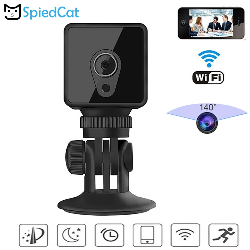 Мини wifi HD ночного видения DVR датчик движения Дистанционный датчик смарт-камера Домашняя безопасность Открытый Спорт видеокамера Поддержка TF карта